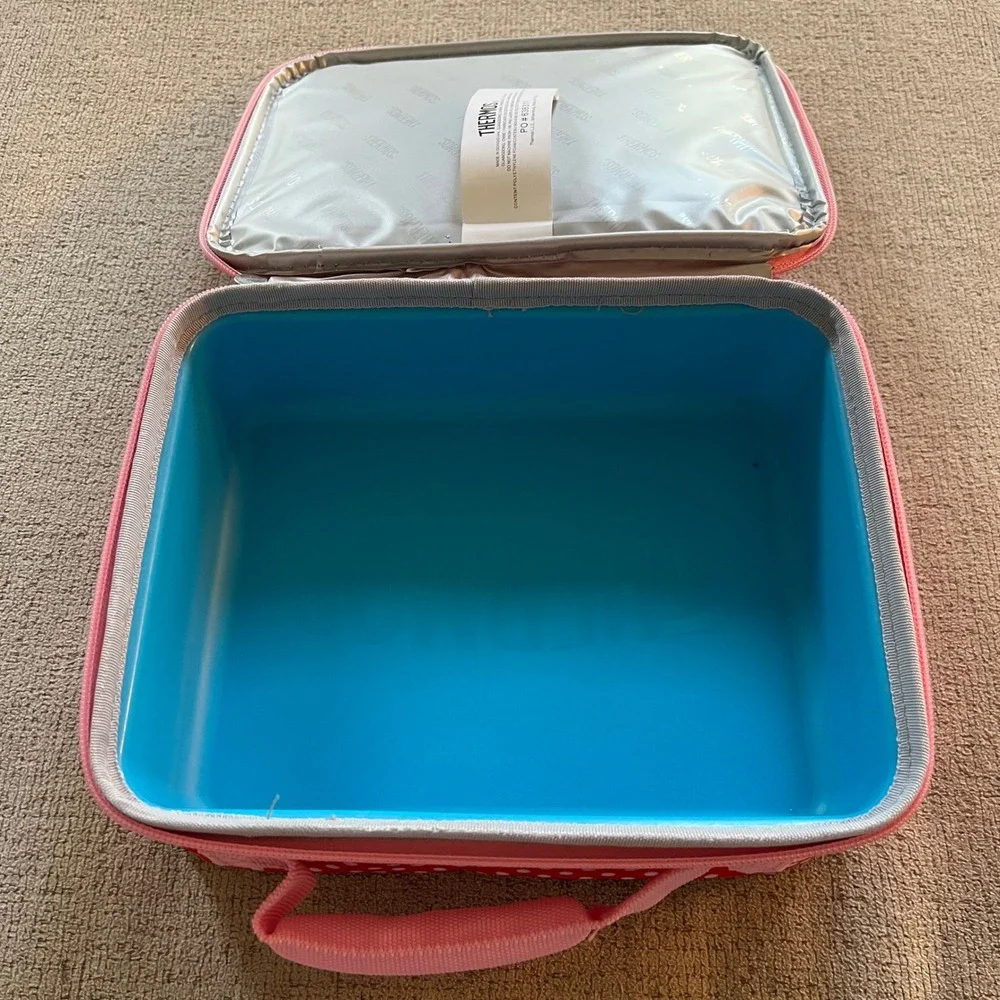 Thermos Hello Kitty Insulated Lunch Box Pink Sequin Hard Liner Sanrio Bag